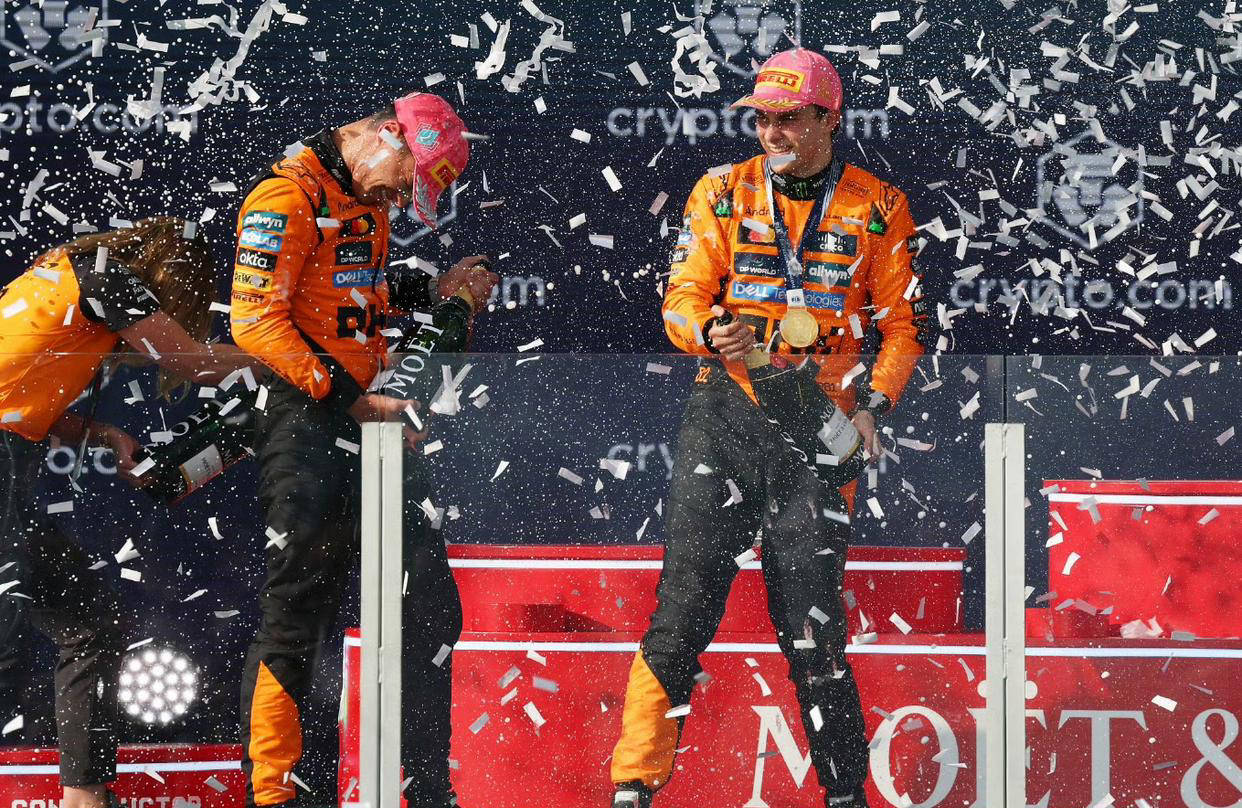 阿斯顿马丁险胜红牛二队，皮亚斯特里状态火热的简单介绍